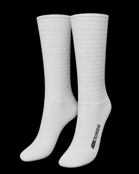 Aero Sock V5 - HEXAFLOW - Off White